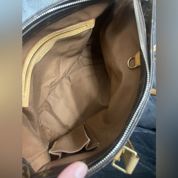 Louis Vuitton Brown Monogram Tote Bag - Picture 10 of 11